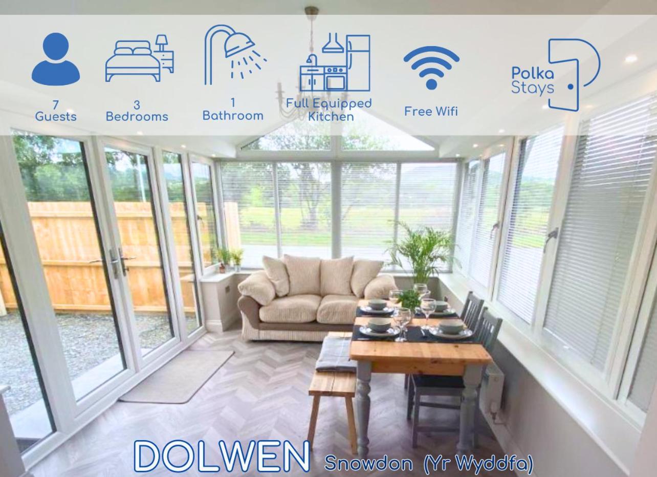 Dolwen Snowdonia Home By Polkastays Caernarfon Dış mekan fotoğraf